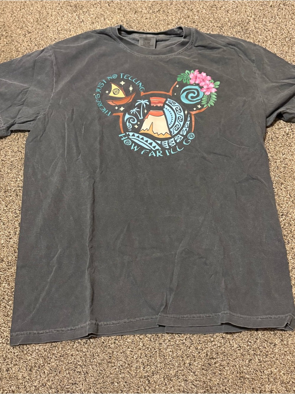 Comfort Colors Disney Moana Mickey Mouse T Shirt
